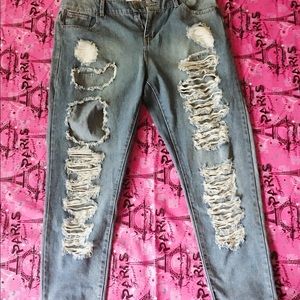 Curvy high rise skinny jeans